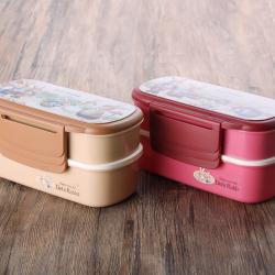 德比兔長(zhǎng)方形雙層午餐