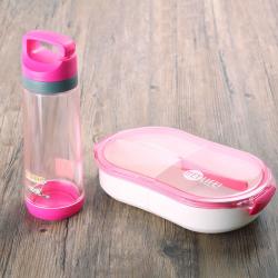 鮮潤(rùn)橢圓餐盒+水杯套