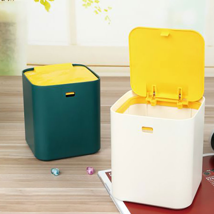 簡(jiǎn)約彈蓋垃圾桶