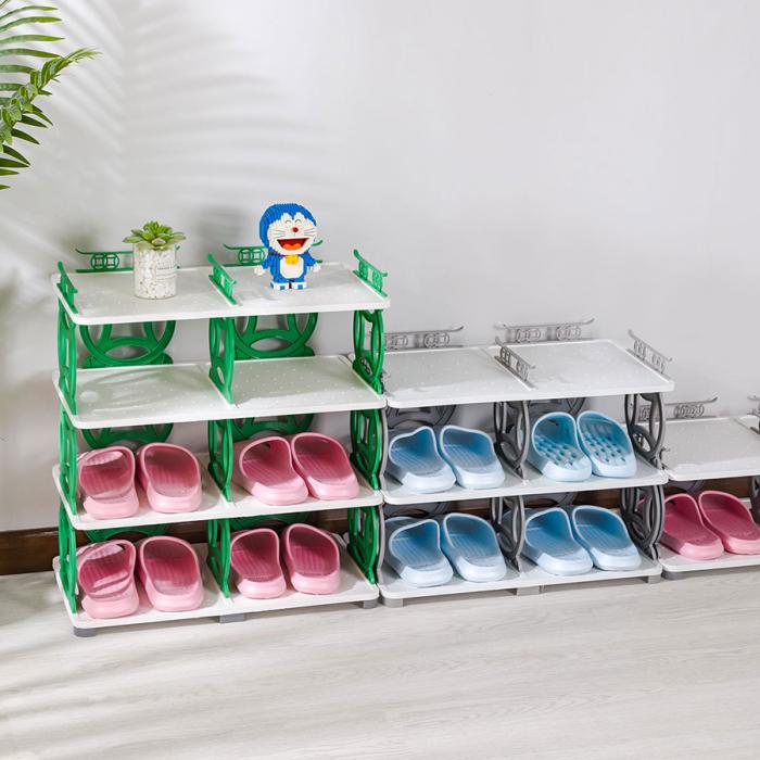 雙格多寶鞋架(二層/三