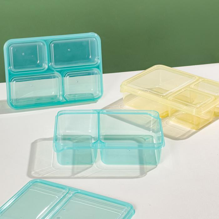 悠悅-簡透分格盒4格/3