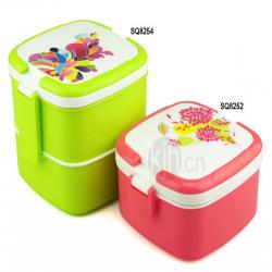 方型手提飯盒、雙層飯