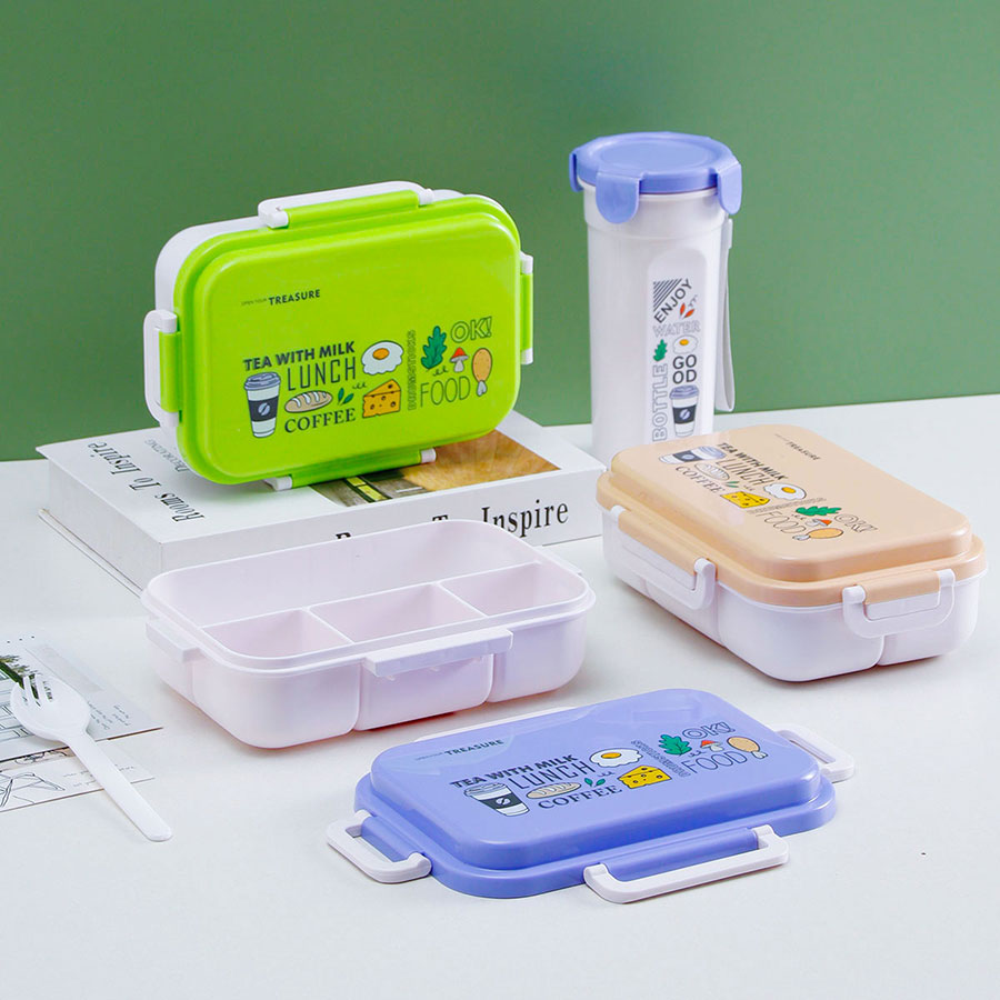四扣便當盒+四扣杯