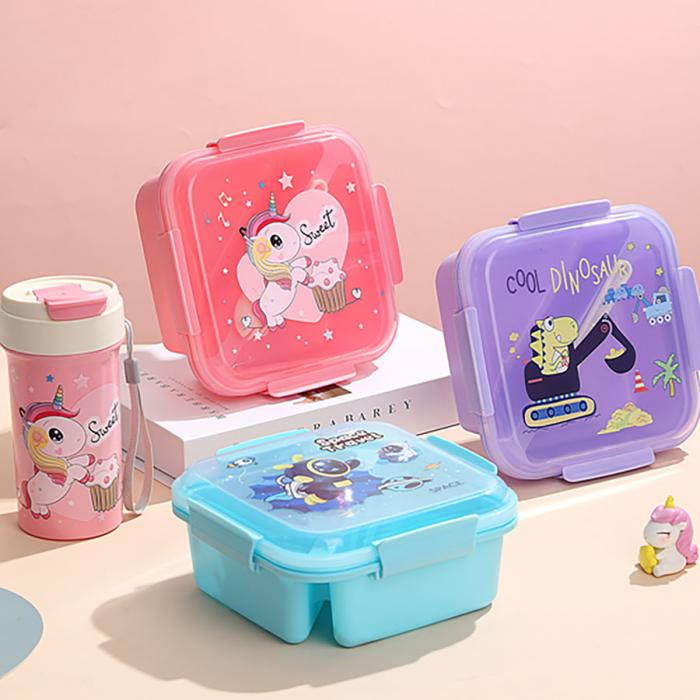 卡通三文治套裝飯盒 (