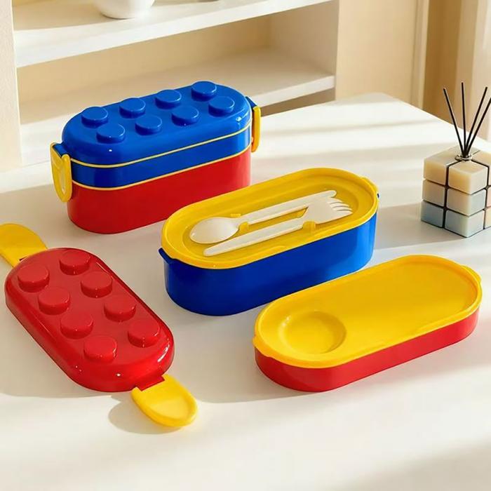 積木雙層便當(dāng)盒(700ML
